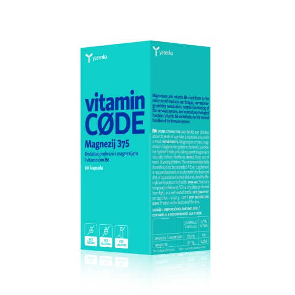 Yasenka Vitamin CODE Magnezij 375