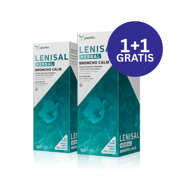 YASENKA Lenisal Herbal Broncho Calm 150ml 1+1GRATIS